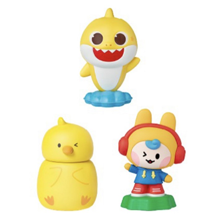 kokozi 유아용 아기상어와 베스트 동요 아띠 세트, 혼합색상, 1세트