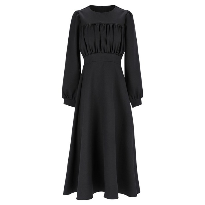 이사베이 셔링 디테일 롱 원피스 VHOAX2582