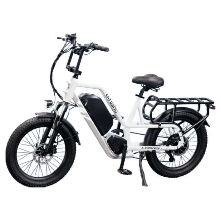 레이윙 캐리 삼성셀 배터리 25Ah 전기자전거 고객직접설치, 펄 화이트, 알루미늄