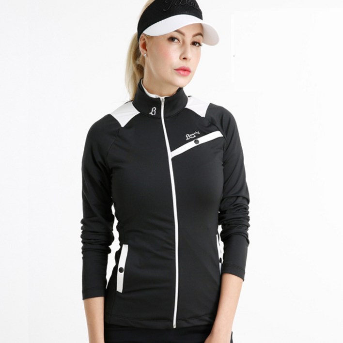 바운싱백 로고 스넵 기모 자켓