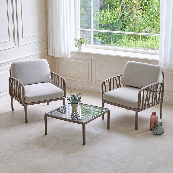 웰퍼니쳐 니스 모듈 소파 2p + 테이블 세트 방문설치