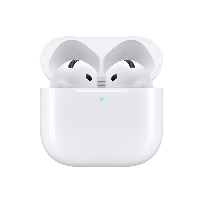 Apple 2024 에어팟 4세대 블루투스 이어폰 유선충전, MXP63KHA, 화이트