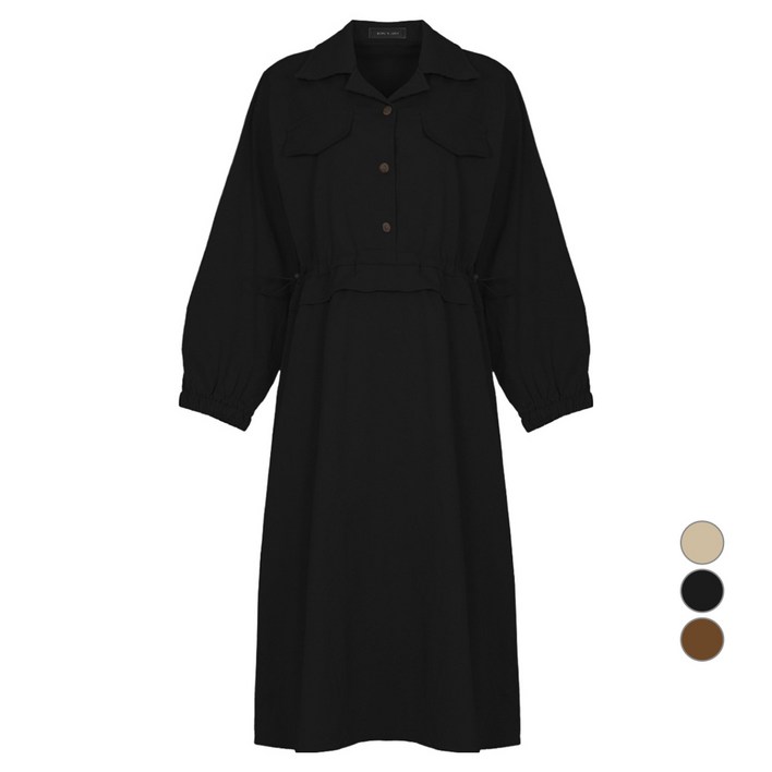 부루앤쥬디 여성용 스트링 카라 원피스 BORJDR503B