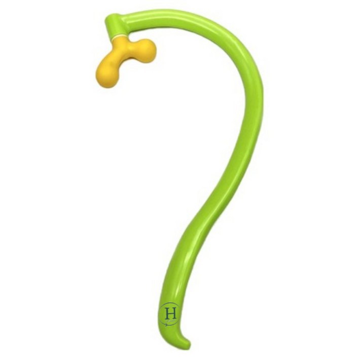 헤라진 어깨 갈고리 마사지기, 그린  옐로우, 1개