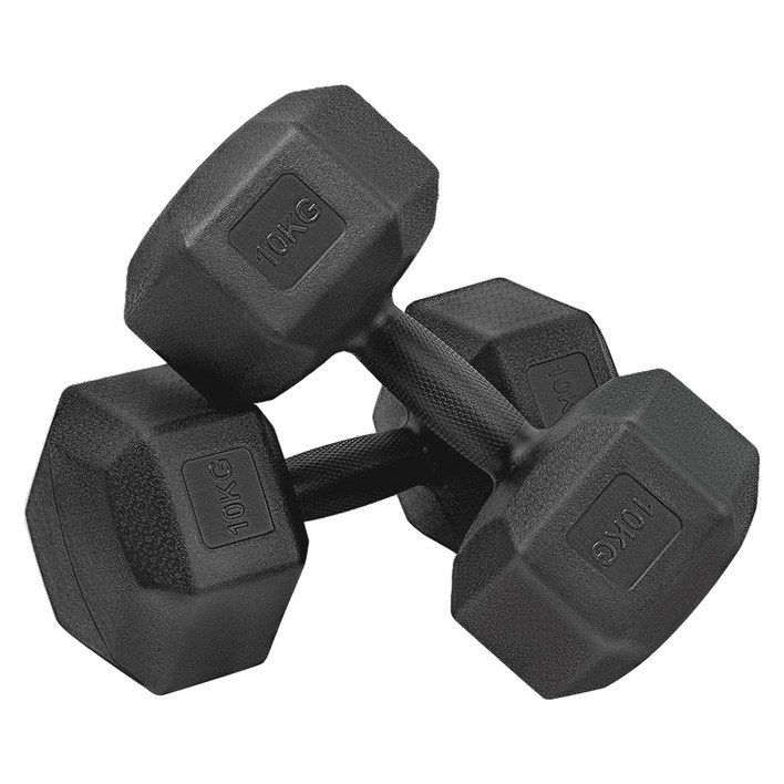 코멧 스포츠 고중량 육각 덤벨 아령 블랙