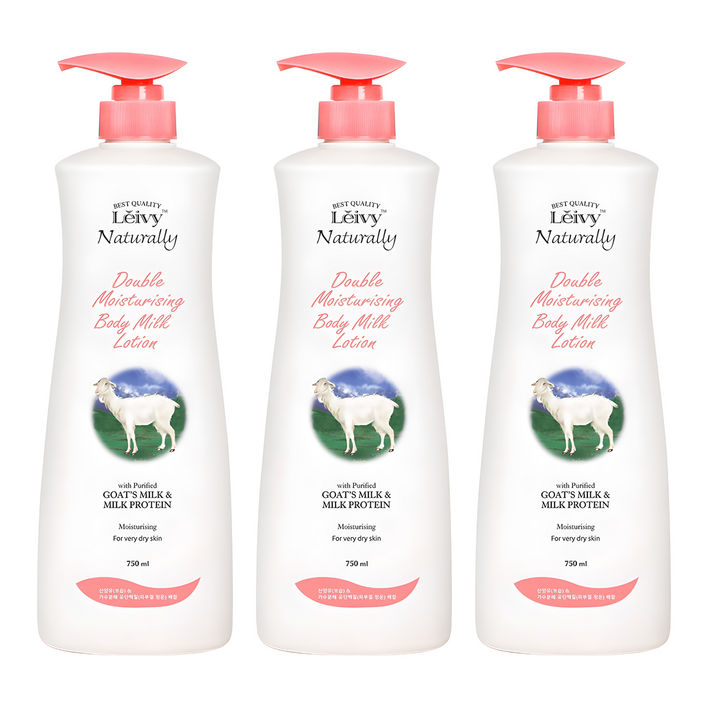 레이비 산양유 바디로션, 750ml, 3개 레이비 산양유 바디로션, 750ml, 3개