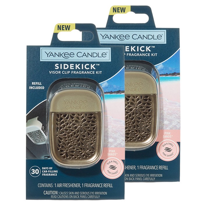 양키캔들 사이드킥 차량용 방향제 바이저클립