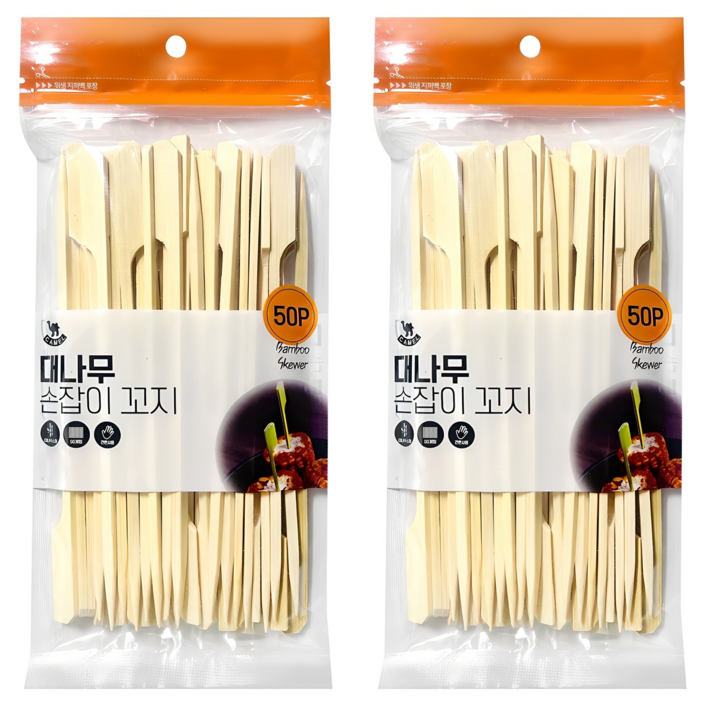 영수산업카멜 대나무 손잡이 꼬지 18cm