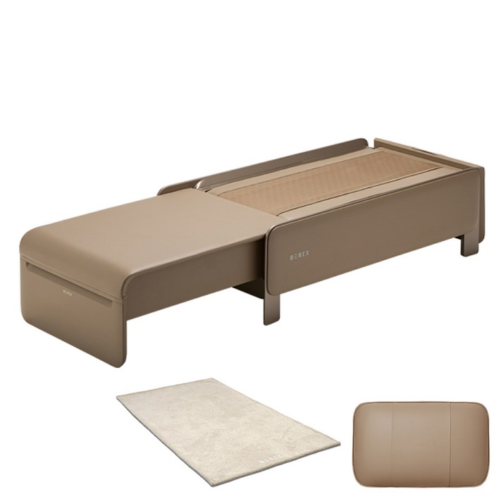 비렉스 척추베드  마사지쿠션  러그 방문설치, MBC01, 모카 브라운