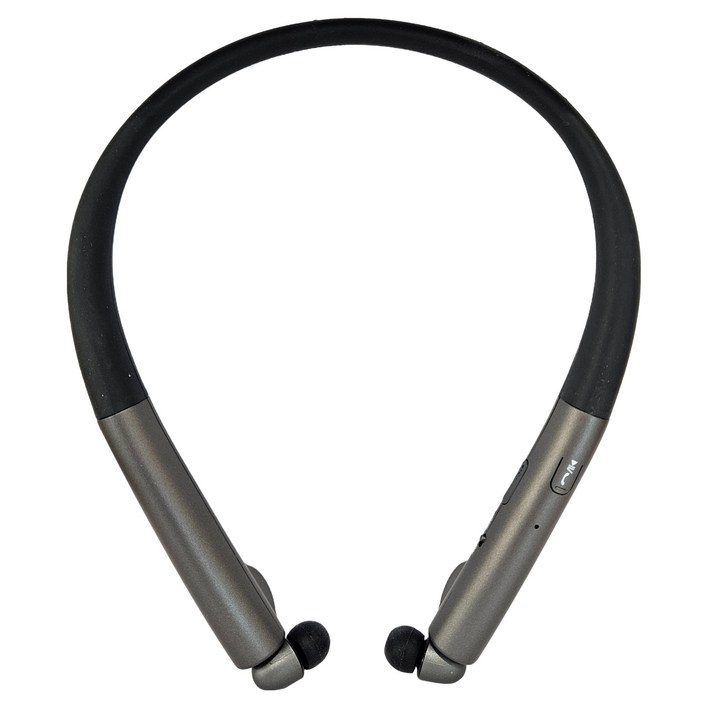 블루선 넥밴드 블루투스 이어폰, BLS-3800, Black
