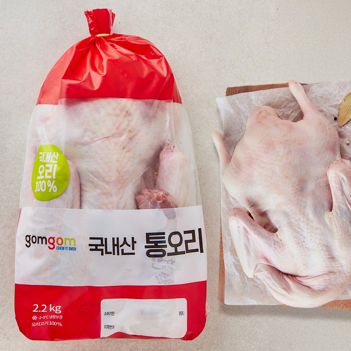 곰곰 국내산 통오리 (냉장)