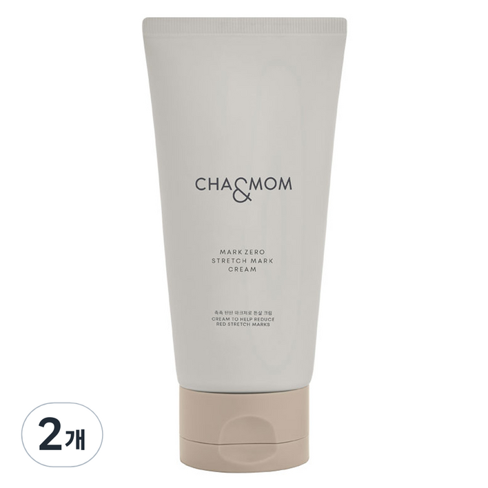 차앤맘 마크제로 튼살 크림, 150ml, 2개