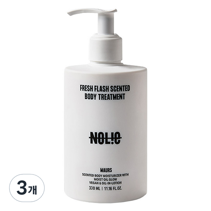 노우라이 프레쉬 플래쉬 센티드 바디 트리트먼트 모흐 그랑에스트 향, 330ml, 3개