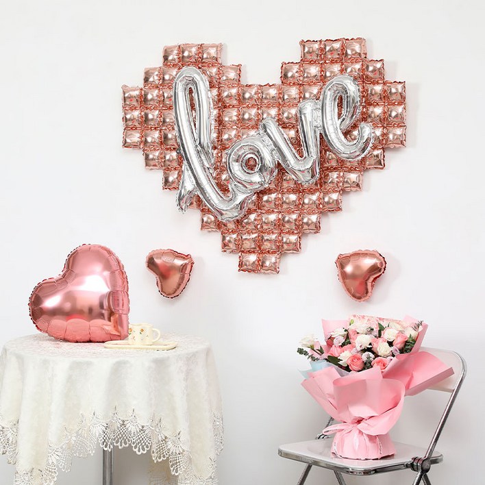 이프 러브빅하트 풍선세트