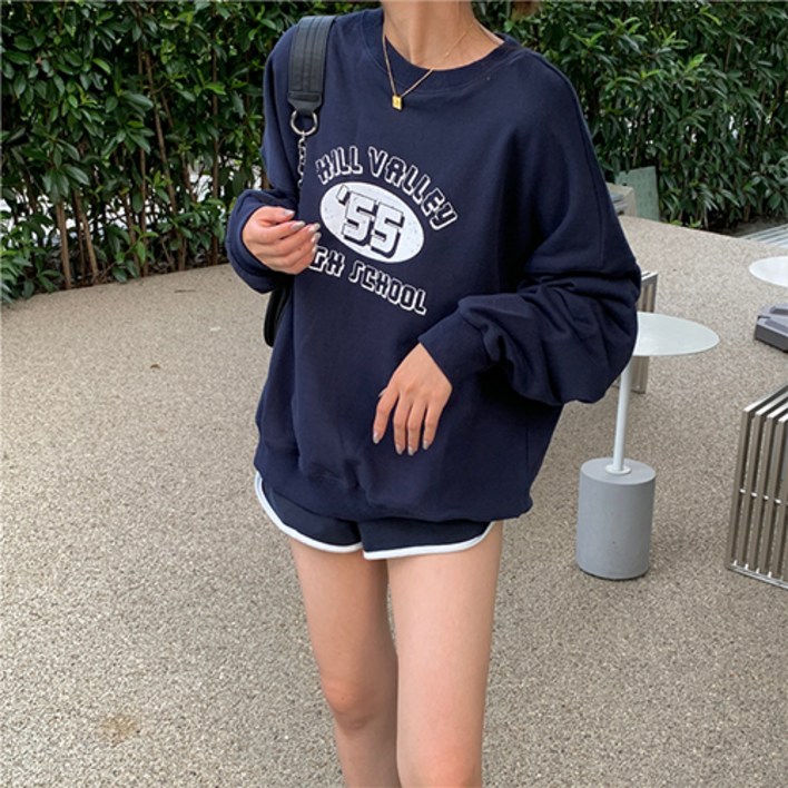 레몬소울 스테리 오버핏 맨투맨