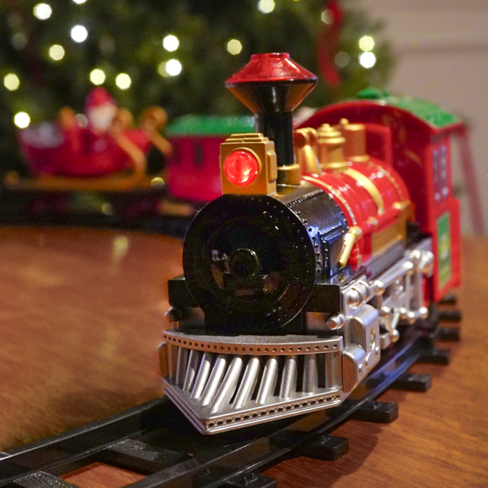 크리스마스 트리 산타 익스프레스 인테리어 장식 소품, 단일상품, L, 1개