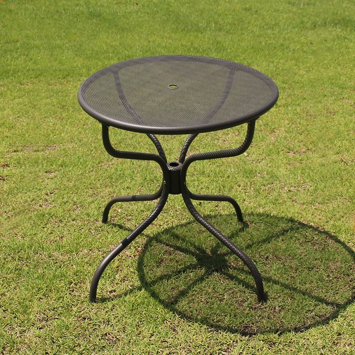위드퍼니처 야외 철재 정원 카페 철망 라운드 테이블 원형 650mm