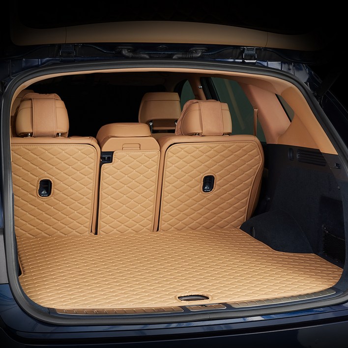 메이튼 차량 순정형 리얼컬러 트렁크매트 일체형, 현대 아이오닉5 21년5월, 새들브라운