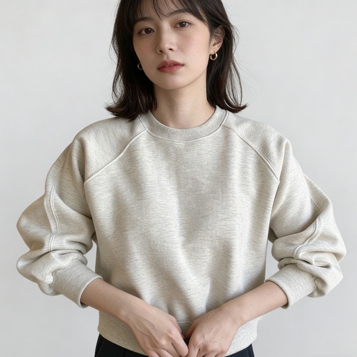 샤일리 여성 캐주얼 라운드넥 맨투맨 샤일리 여성 캐주얼 라운드넥 맨투맨