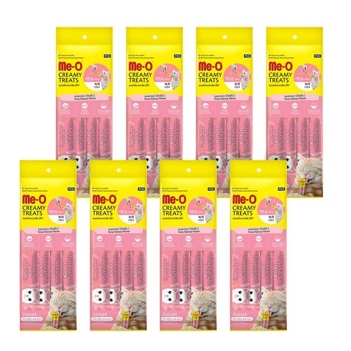 미오 크리미, 대용량 고양이스틱, 가츠오, 15g, 40개