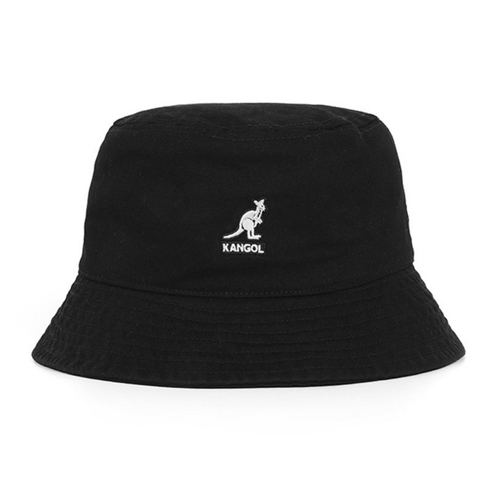 캉골  K4224HT BLACK 워시드 버킷햇 타임메카