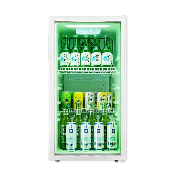 포쿨 미니 쇼케이스 냉장고 KVC90 90L