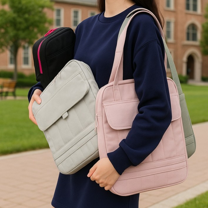 노바리스 가벼운 여성 노트북 보호 가방 숄더백