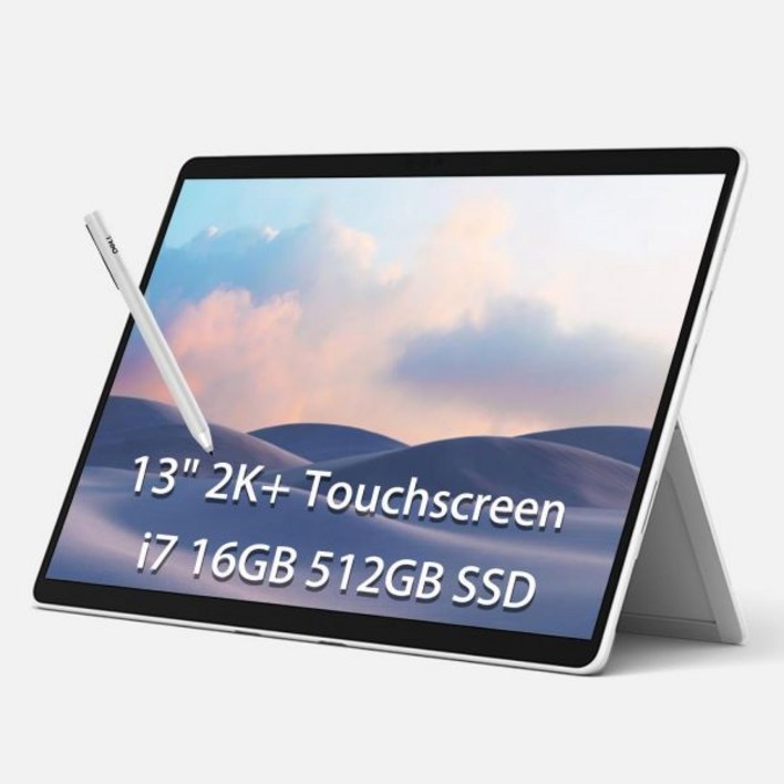 Microsoft 마이크로소프트 서피스 프로 8 13인치 터치스크린 인텔 이보 플랫폼 코어 i7 16GB 메모리 256GB SSD 기기만 플래티넘 최신 모델