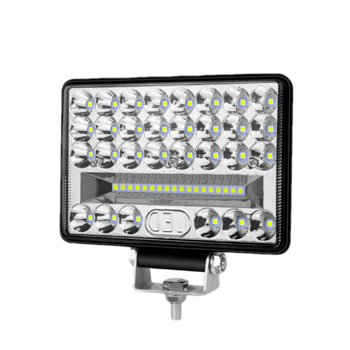 대신스토어 48LED144W고출력 LED조명 써치라이트 방수IP67 화물트럭 낚시등 집어등 지게차 트랙터 포크레인 해루질 차폭등 작업등 다양한용도, DC 12-24V전용, 2개