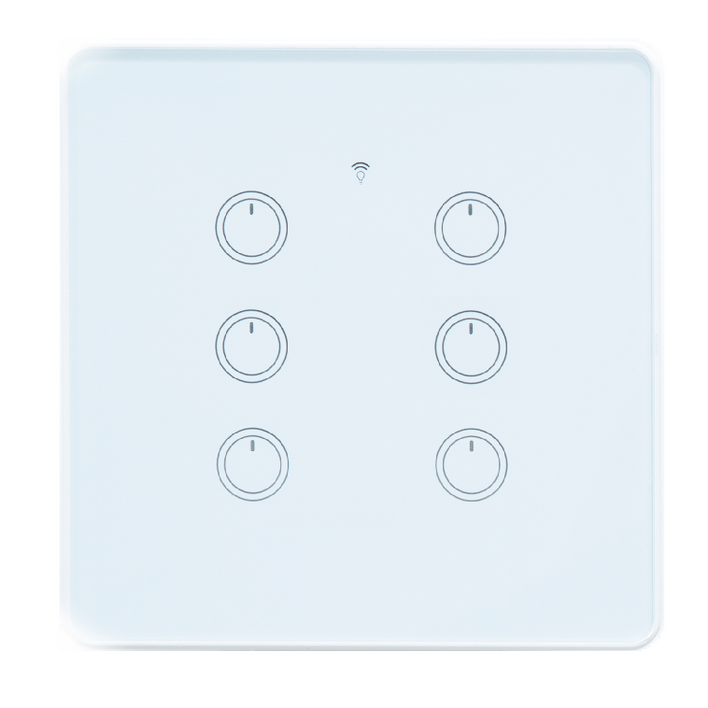 스마트빌 스마트 wifi iot 원격 제어 6구 화이트 스위치 4A880W 스마트빌 스마트 wifi iot 원격 제어 6구 화이트 스위치 4A880W