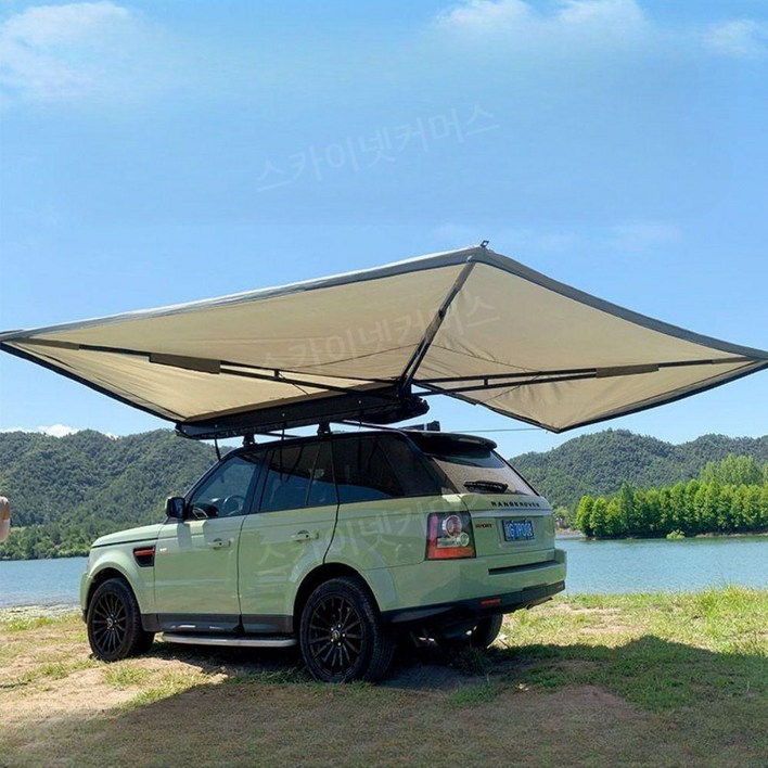 차량용 타프 사이드월 차량 그늘막 타프쉘 SUV 카니발 어닝 캠핑 바람막이 윈드스크린