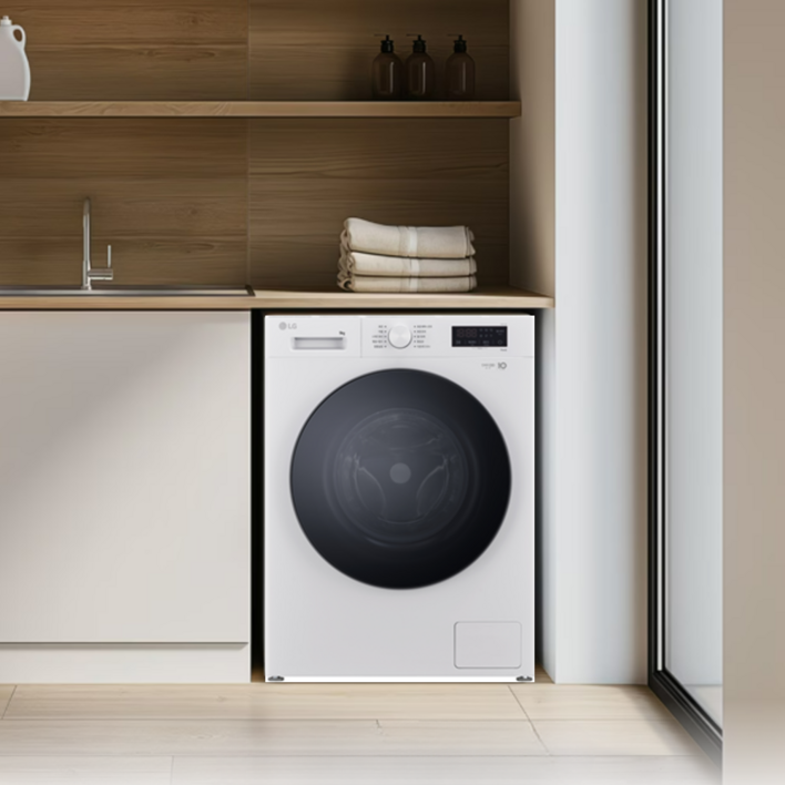 LG전자 세탁건조기 FR9WPB  9KG 빌트인세탁기 원룸세탁기 오피스텔 LG트롬 드럼세탁기 건조 겸용  고시원  건조+세탁