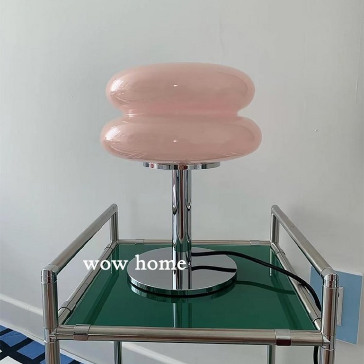 루카스 모던 인테리어 머쉬룸 테이블LED램프, 1개, 핑크 루카스 모던 인테리어 머쉬룸 테이블LED램프, 1개, 핑크