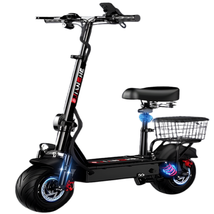 산타고 접이식 좌식 전동 킥보드 10인치 휴대용 전기 퀵보드, 48V 1500W 2030km, 1개