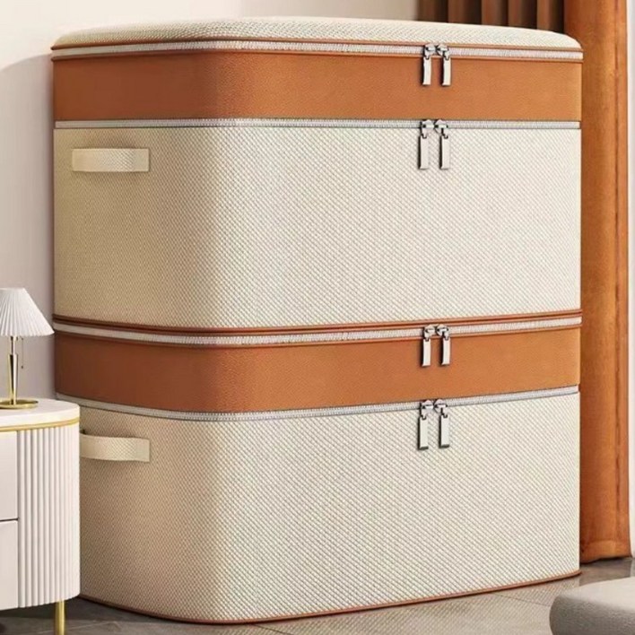 생활스토리 투칸 올인원 리빙박스, 2개, 베이지