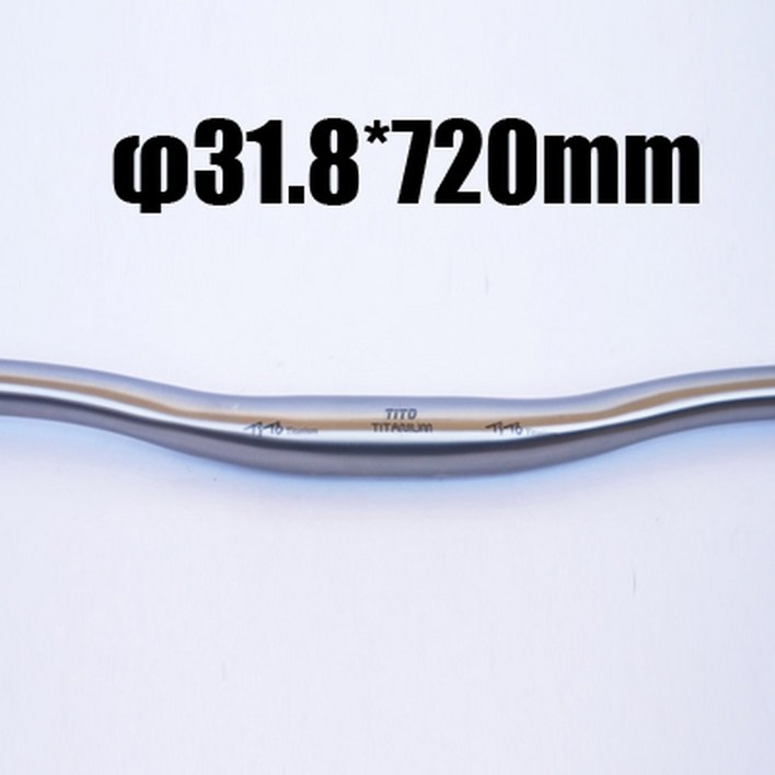 Tito 티타늄 자전거 제비 핸들 바 티타늄 산악 자전거 산악 자전거 라이저 핸들 바 자전거 부품 31.8  580-720mm