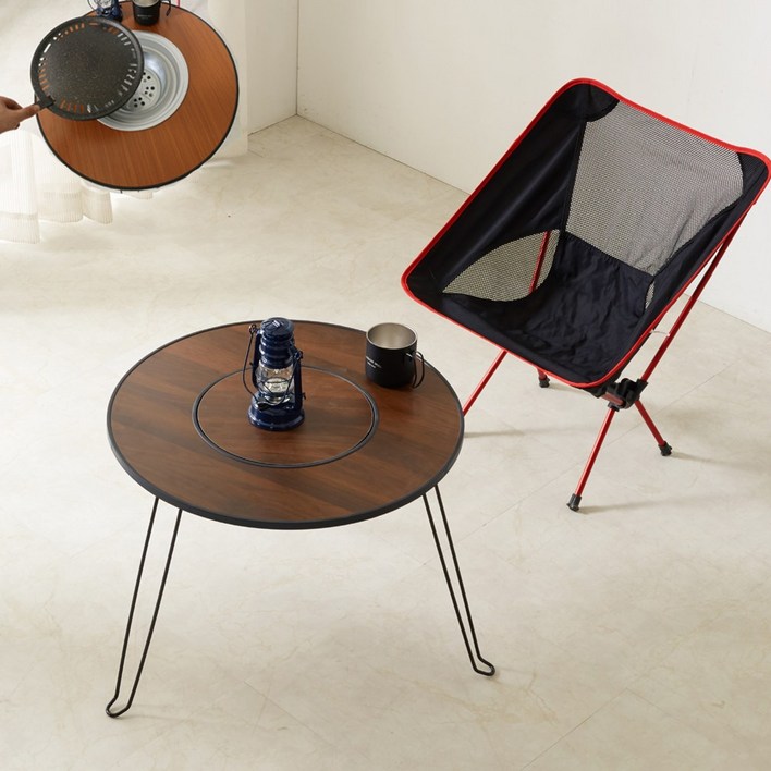 에코베스트 불판테이블 캠핑화로대테이블  접이식테이블 야외용테이블 바베큐테이블 휴대용테이블 캠핑화로대