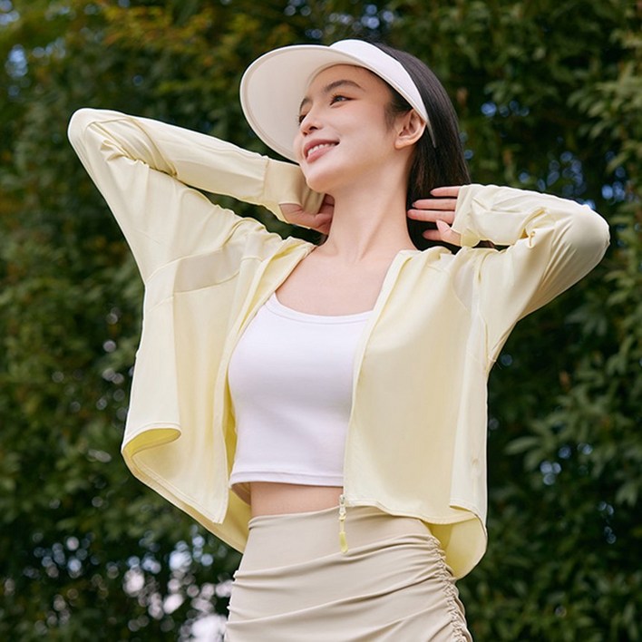 Le soleil 자외선 차단 UV차단 쿨링 후드집업 Le soleil 자외선 차단 UV차단 쿨링 후드집업