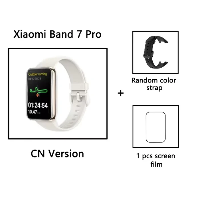 샤오미 미 밴드 7 프로 스마트 팔찌 키트 1.64인치 AMOLED 곡면 스크린 GPS 혈중 산소 측정 스포츠 피트니