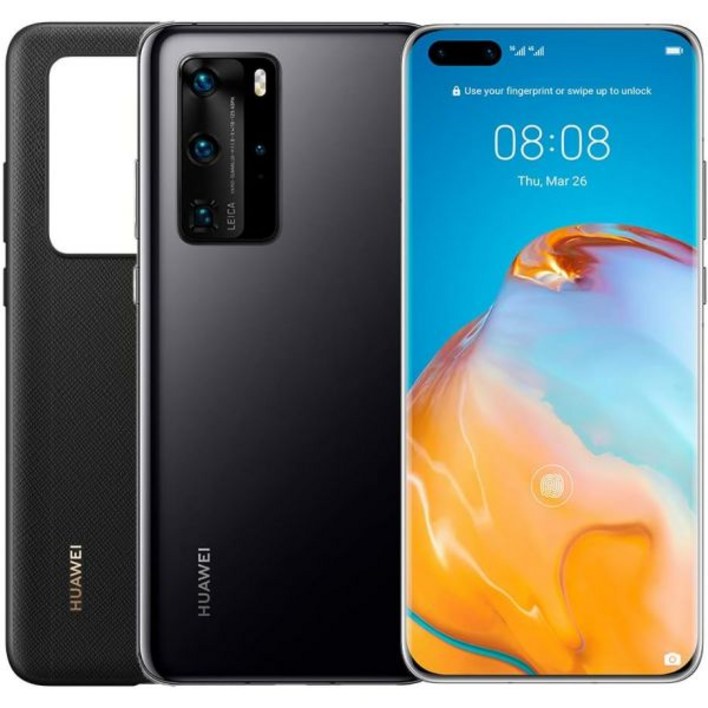 화웨이 P40 프로 5G ELS-NX9 256GB 8GB RAM 국제 버전 - 미드나잇 블랙