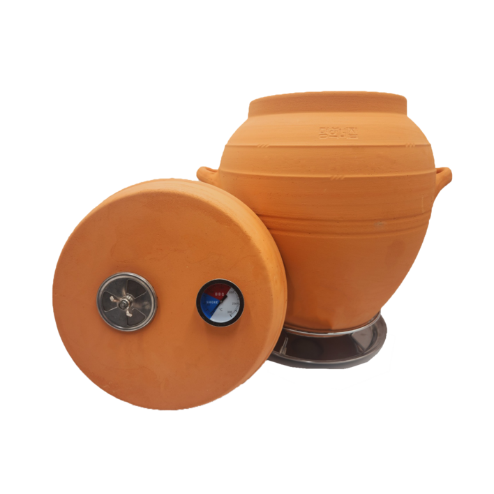 항아리 바베큐 삼겹살 깨지지 않는 황토 그릴 소형,중형,대형, 특대형 손잡이 없는 15L 소 중 대 특대형, 1개