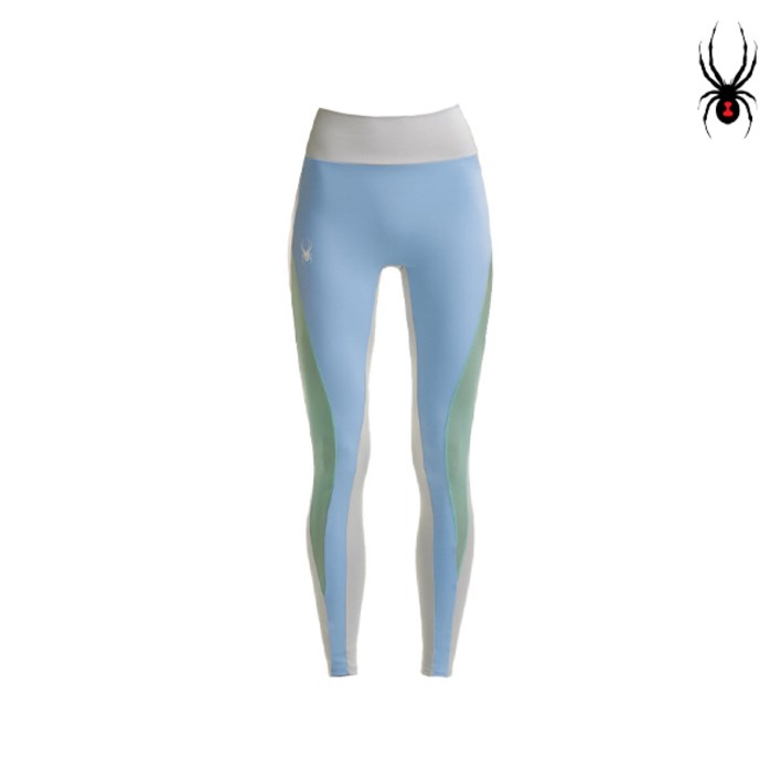 스파이더 SPYDER 우먼스 트레이닝 컬러 블록 레깅스 FM1SPHPCNFL281W-CBL