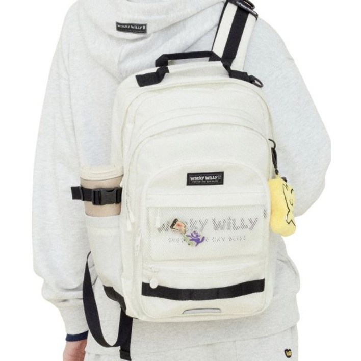 와키윌리 WACKY WILLY 26SS 플라이트 V2 백팩 28L 아이보리 매장정품 252283