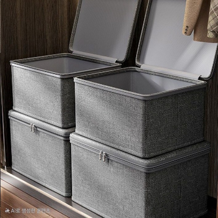 레디박스 대용량 손상 걱정없는 지퍼 커버형 다용도 수납 이불 의류 옷 정리함