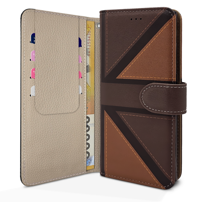 아리움 헤리스 런던 가죽 지갑형 카드 핸드폰 케이스