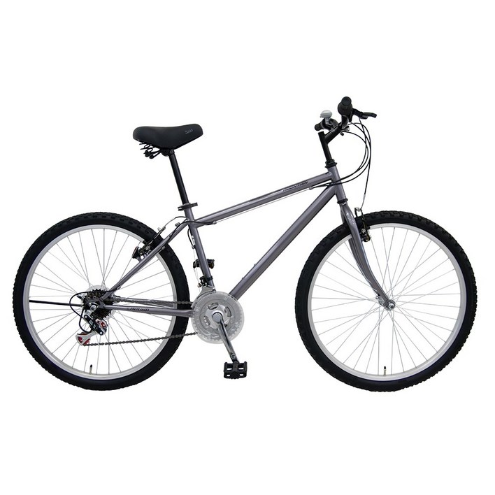 [삼천리자전거] 빅마운틴 21단 26인치 생활용 MTB 자전거 155cm~, 다크실버, 1개, 170cm