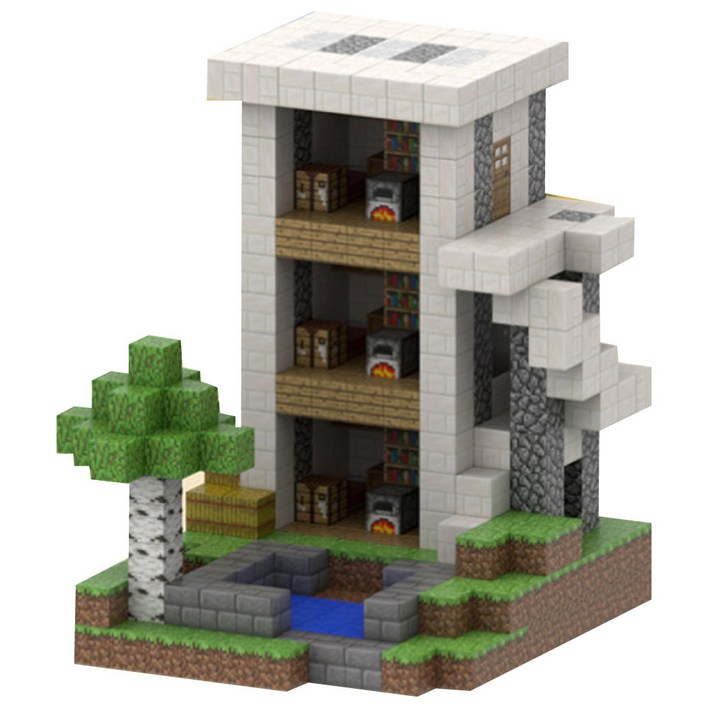 마크 자석 블럭 네더포탈 웰키 마그네틱 자석 블럭 시리즈 큐브 피규어, 1개