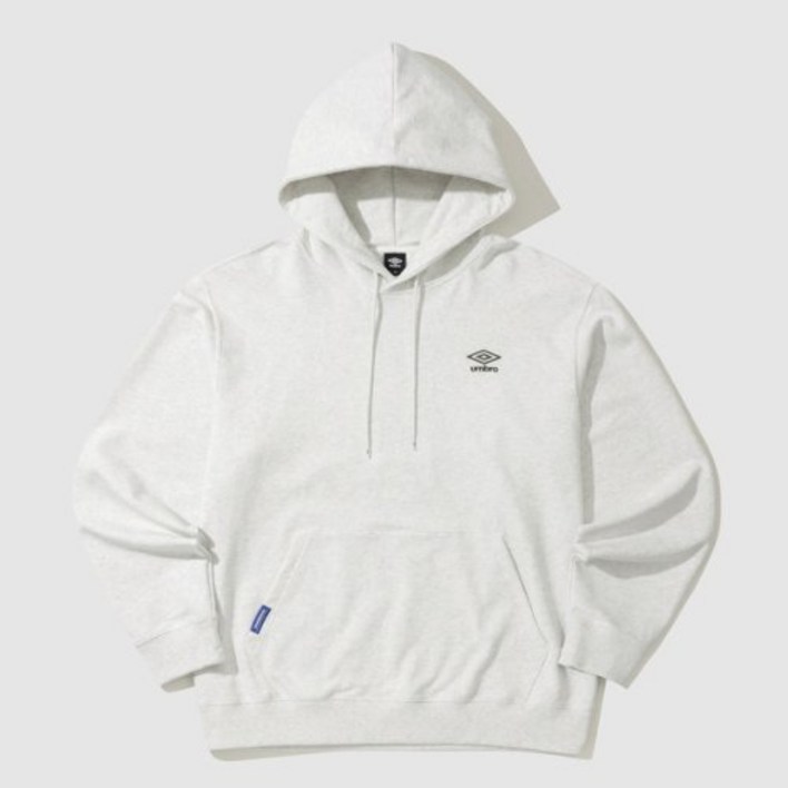 엄브로 UMBRO 에센셜 스몰 로고 후드티 오트밀 그레이123CHD19 278838