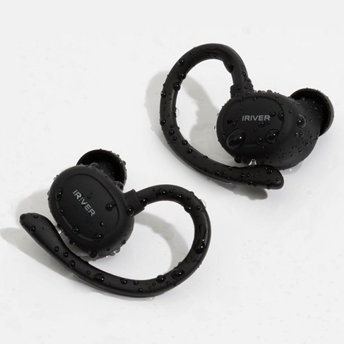 아이리버 ITW-G9 TWS 무선 블루투스 5.1 이어폰 귀걸이형, 블랙 lg톤프리