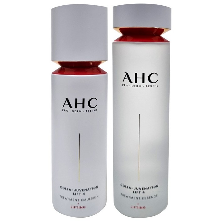 AHC 프로 샷 콜라 쥬비네이션 리프트 4 트리트먼트 에센스에멀젼 1세트, 1개